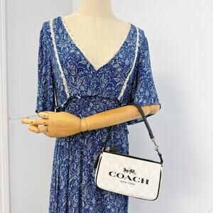 Coach CP252 Nolita 19 In Signature Canvas IN Chalk Multi